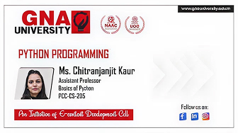 Python Programming | Basics of Python | Lecture 3