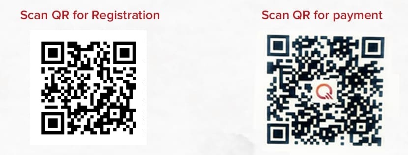 Scan QR for Registration and Scan QR for Payment - ICMRSI-2026